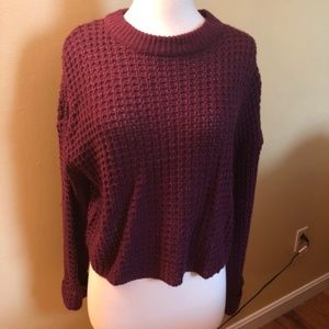 NWT red/burgundy sweater